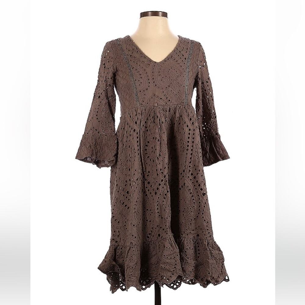 Hidden Alley eyelet and ruffle dress, size‎ small